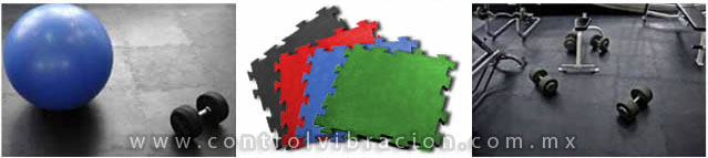 pisos para gimnasio CONTROL VIBRACION